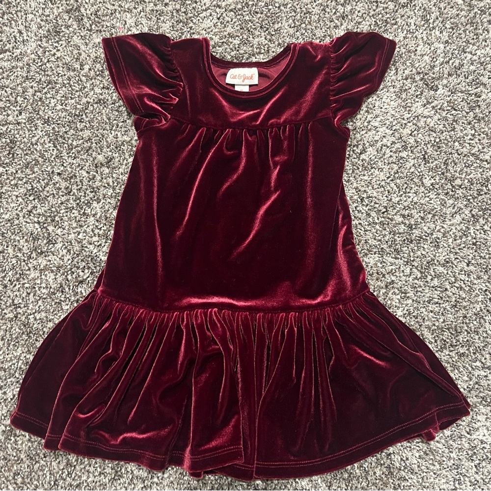 Cat and jack velvet dress